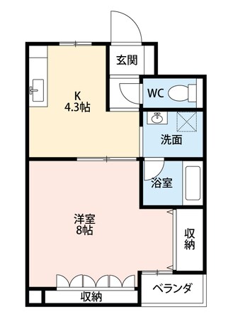 ピュアビルの物件間取画像